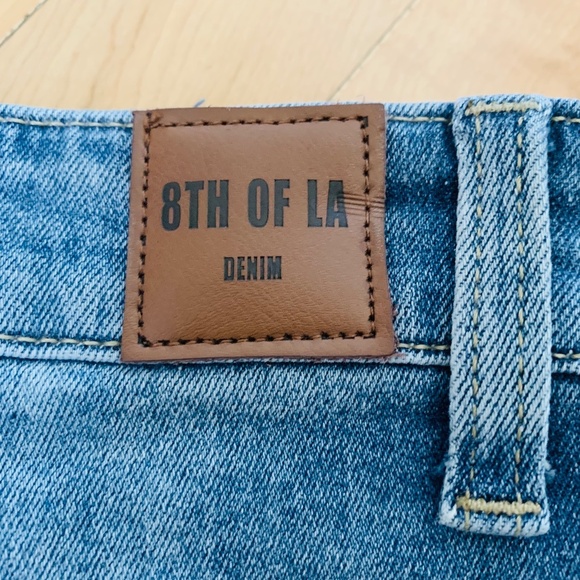 8th of LA Denim Skirt Size M - Picture 3 of 4